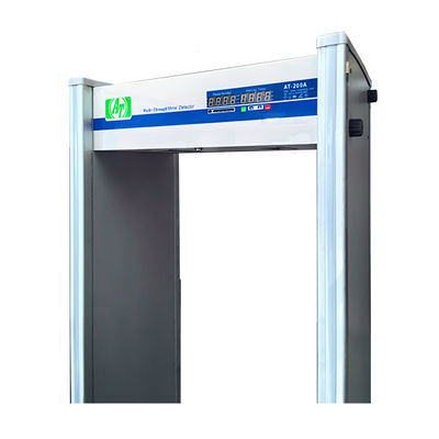 Accuracy Metal Detector Walk Through Gate Door PVC Level 200 Sensitivity