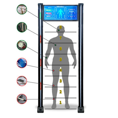Multiple Smartphone Walk Through Metal Detector 50Hz / 60Hz For Departments